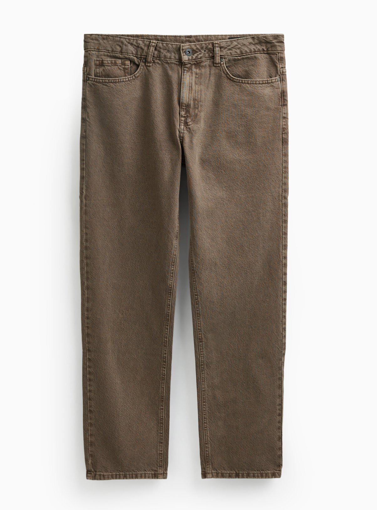 Light Brown Straight Leg Jeans 32L - Image 3 thumbnail